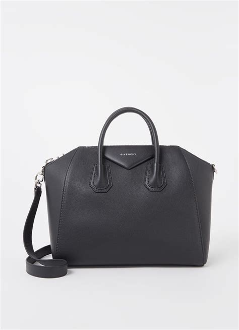 givenchy grey antigona|Givenchy Antigona Medium handtas van geitenleer.